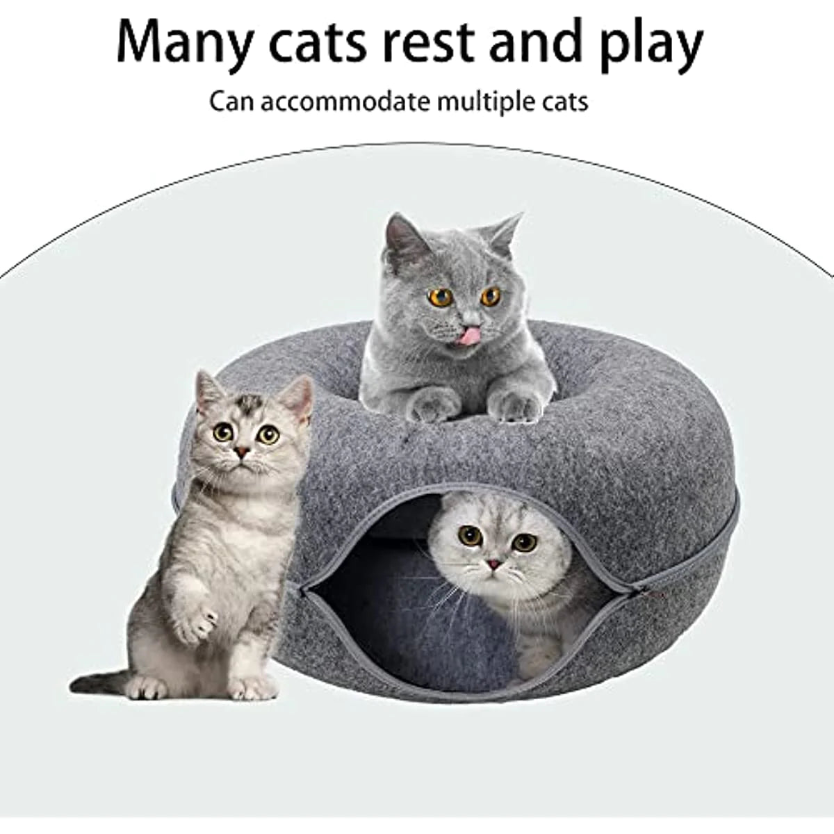 PawsBays™ Cat Tunnel Bed