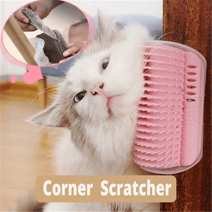 PawsBays™ Cat Corner Scratcher with Catnip